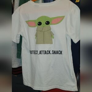 Zara Star Wars Mandalorian Baby Yoda t-shirt size 9
